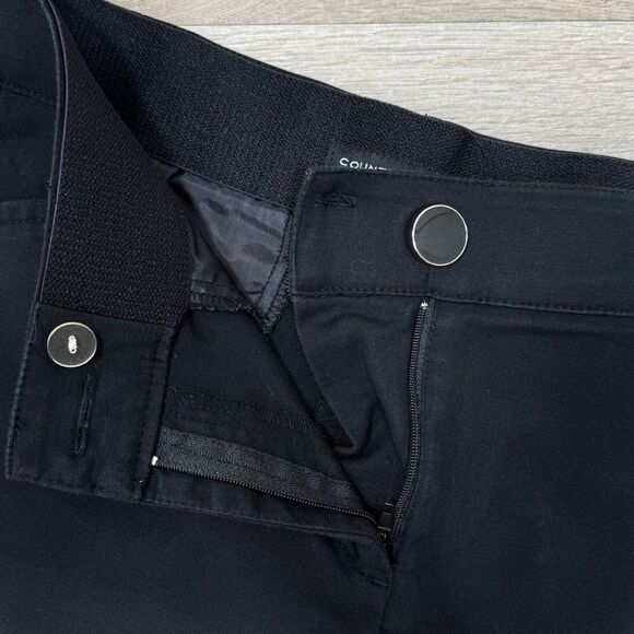 Counterparts Petite Flat Front Stretch Bermuda Walking Shorts Black 4P - Picture 6 of 12